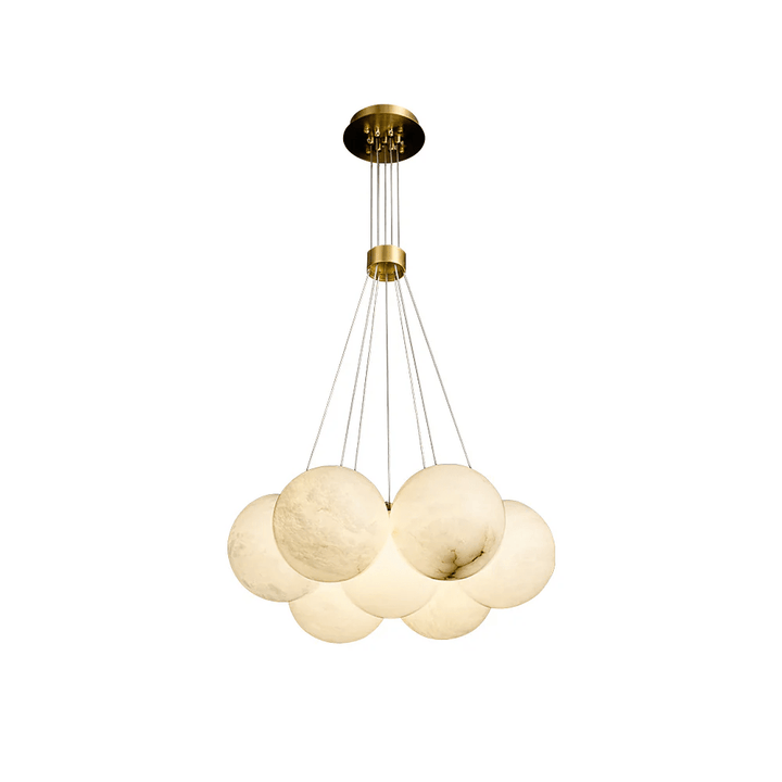 Alabaster Balls Chandelier-Artelux Atelier