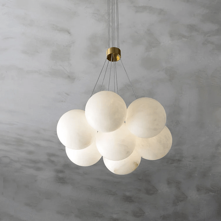 Alabaster Balls Chandelier-Artelux Atelier