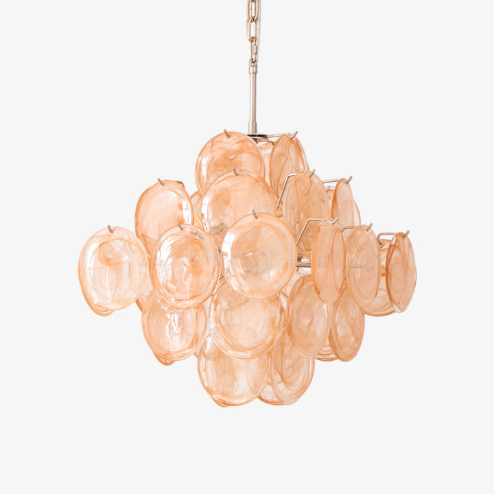 Aurelia Apricot Murano Glass Chandelier-Artelux Atelier