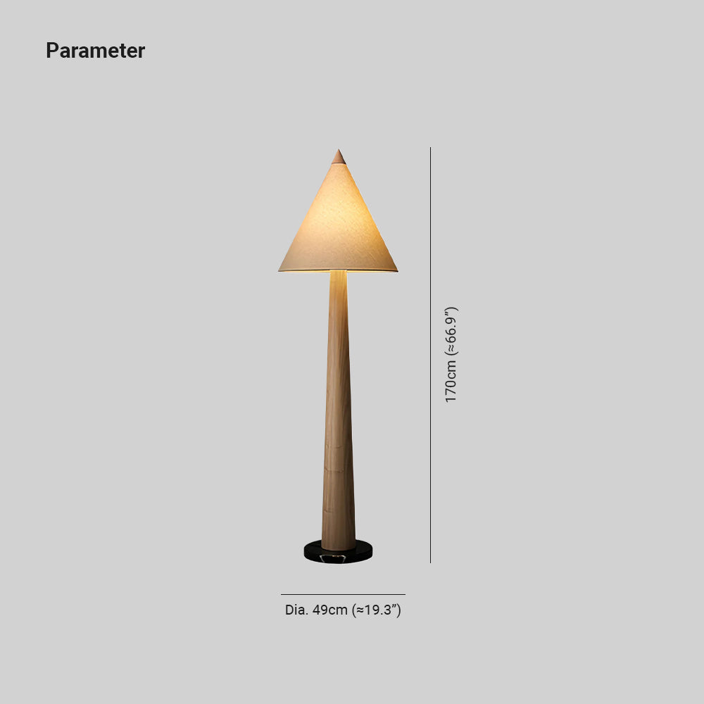 Artelux Pinecone Wooden Floor Lamp