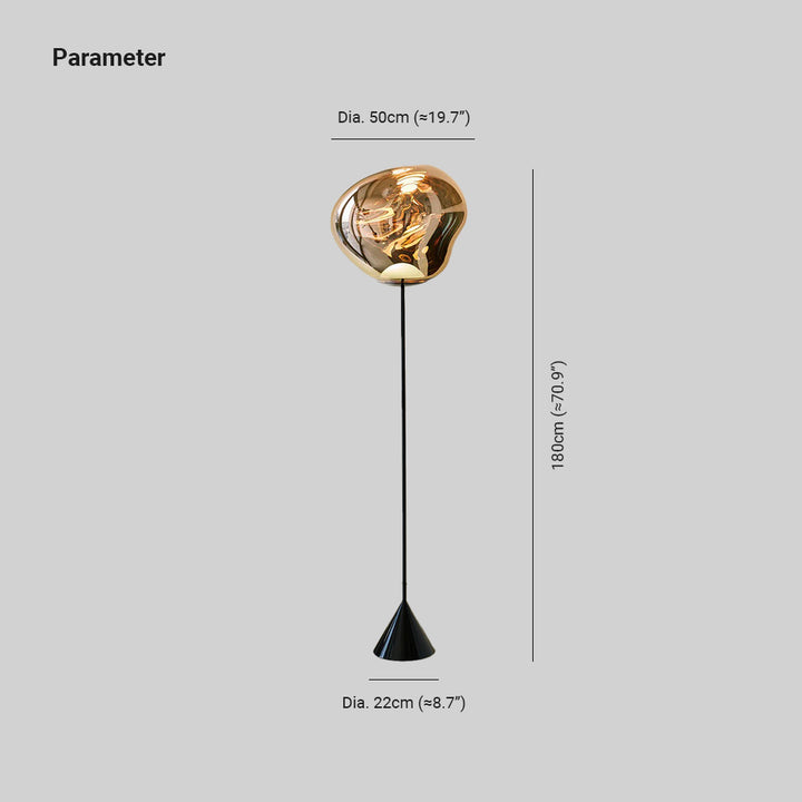 Artelux Melt Cone Slim Floor Lamp