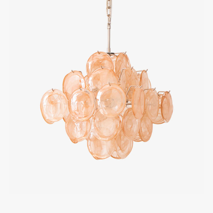 Muse Apricot Murano Glass Chandelier
