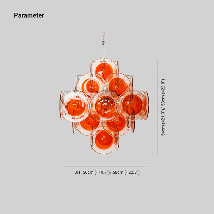 Artelux Citrus Murano Glass Chandelier