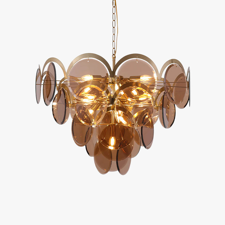 Muse Murano Glass Disc Chandelier