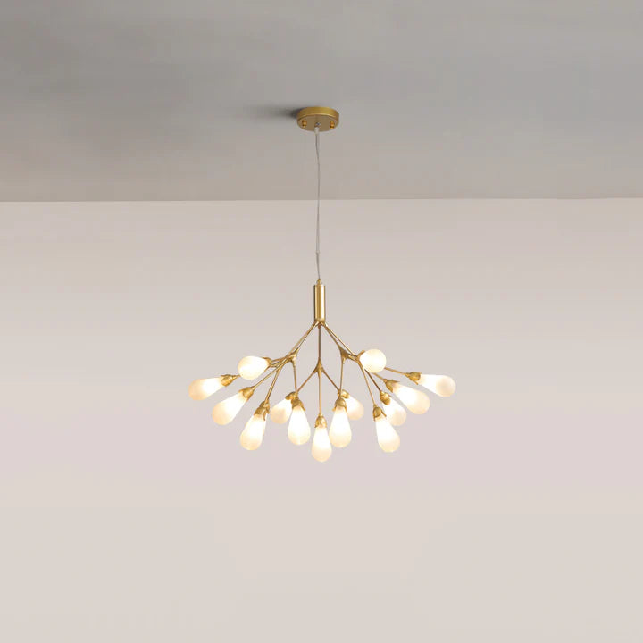 Muse Modern Sputnik Brass Chandelier