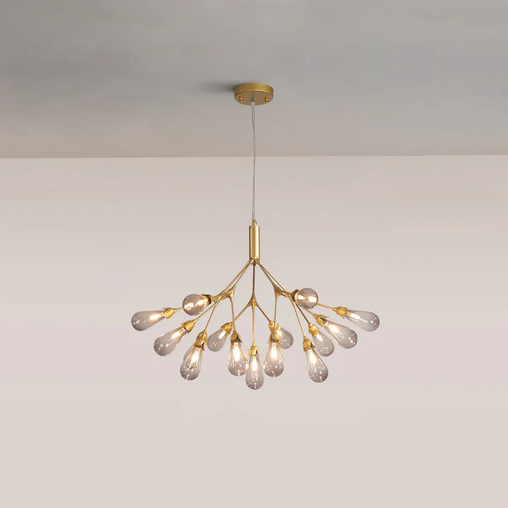 Muse Modern Sputnik Brass Chandelier