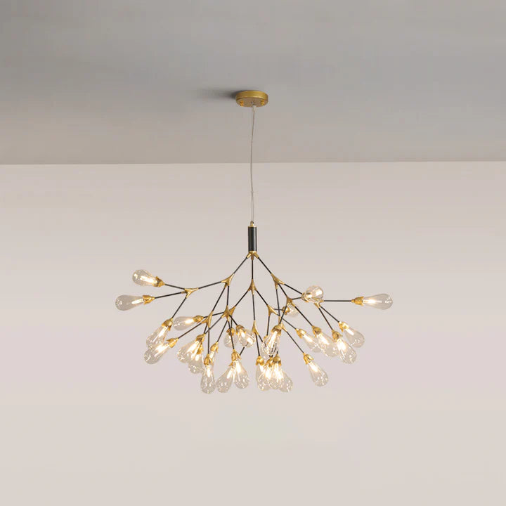 Muse Modern Sputnik Brass Chandelier
