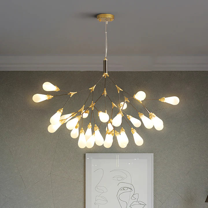 Muse Modern Sputnik Brass Chandelier