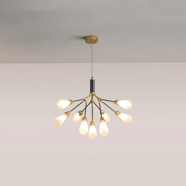 Muse Modern Sputnik Brass Chandelier