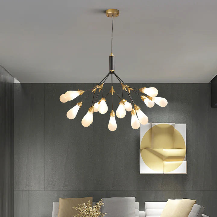 Muse Modern Sputnik Brass Chandelier