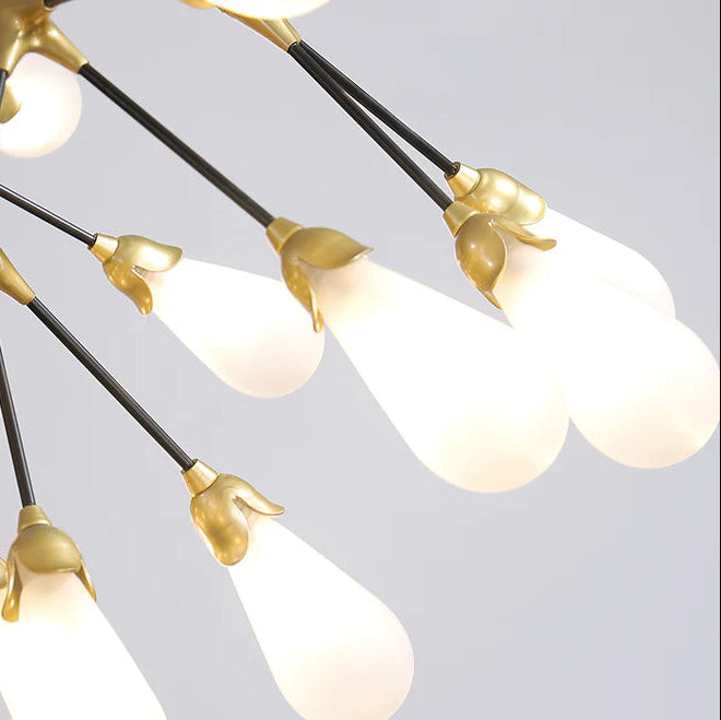 Muse Modern Sputnik Brass Chandelier