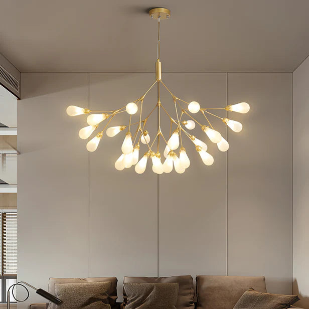 Muse Modern Sputnik Brass Chandelier