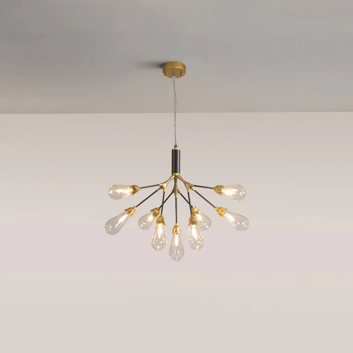 Muse Modern Sputnik Brass Chandelier