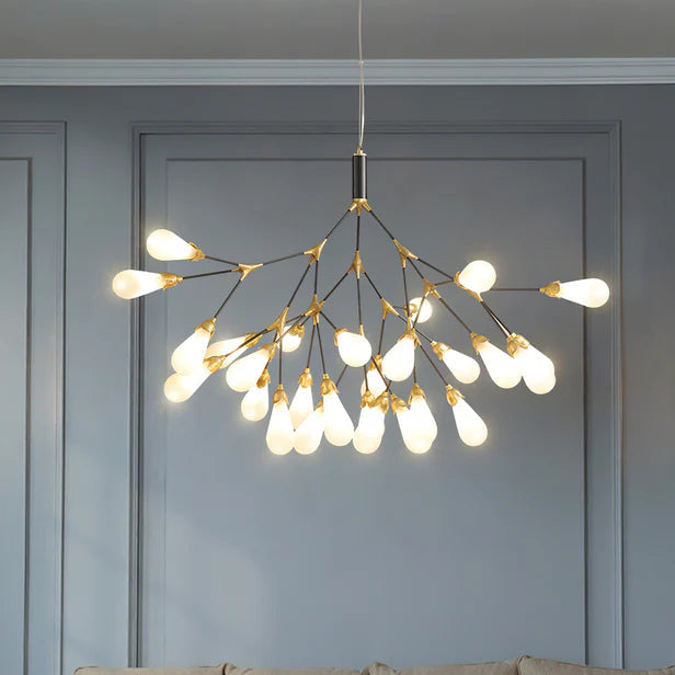 Muse Modern Sputnik Brass Chandelier