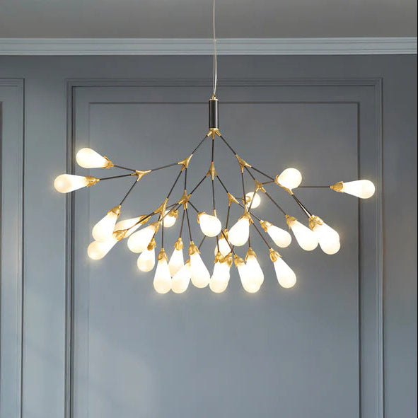 Muse Modern Sputnik Brass Chandelier