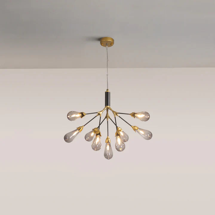 Muse Modern Sputnik Brass Chandelier