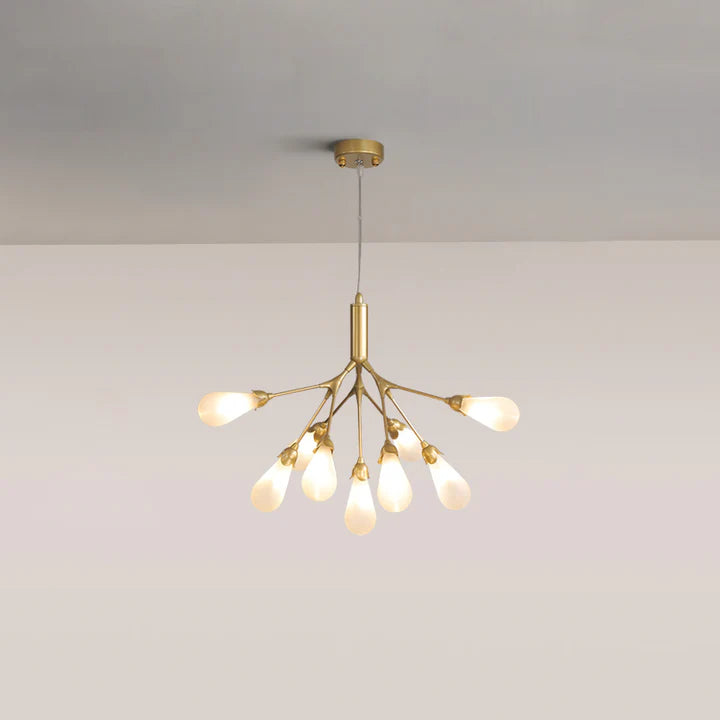 Muse Modern Sputnik Brass Chandelier