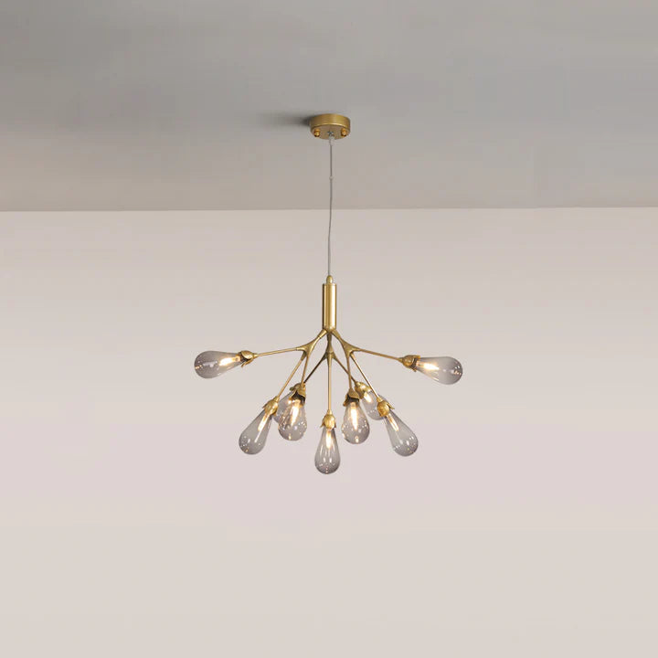 Muse Modern Sputnik Brass Chandelier