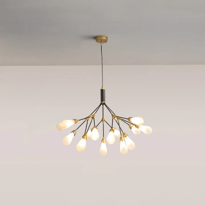 Muse Modern Sputnik Brass Chandelier