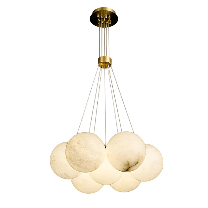 Alabaster Balls Chandelier-Artelux Atelier