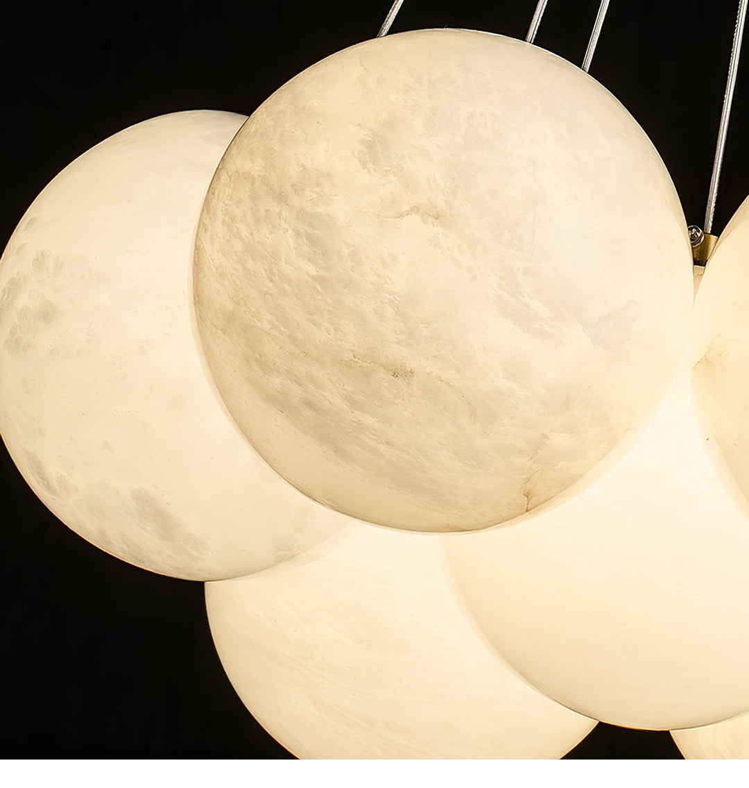 Alabaster Balls Chandelier-Artelux Atelier