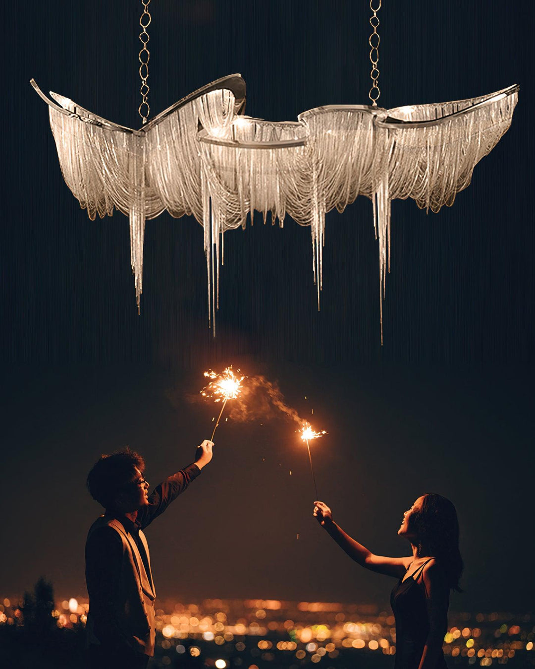 Ark Tassel Chandelier-Artelux Atelier