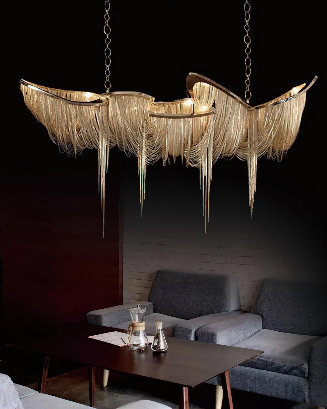 Ark Tassel Chandelier-Artelux Atelier