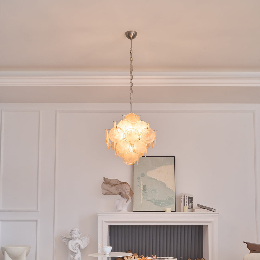 Aurelia Apricot Murano Glass Chandelier-Artelux Atelier
