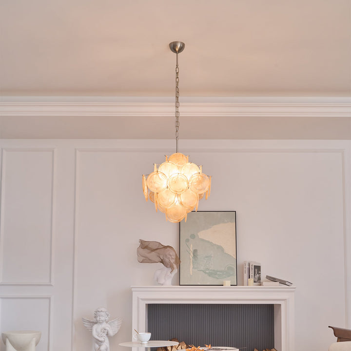 Aurelia Apricot Murano Glass Chandelier-Artelux Atelier