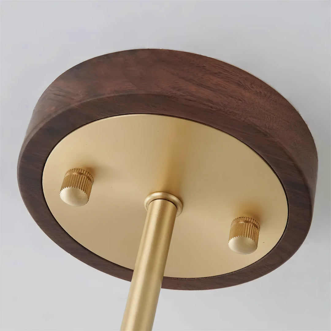Drift Arc Wood Sculptural Chandelier
