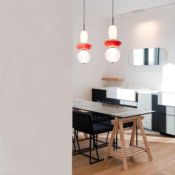 Amber Drop Glass Pendant Light-Artelux Atelier