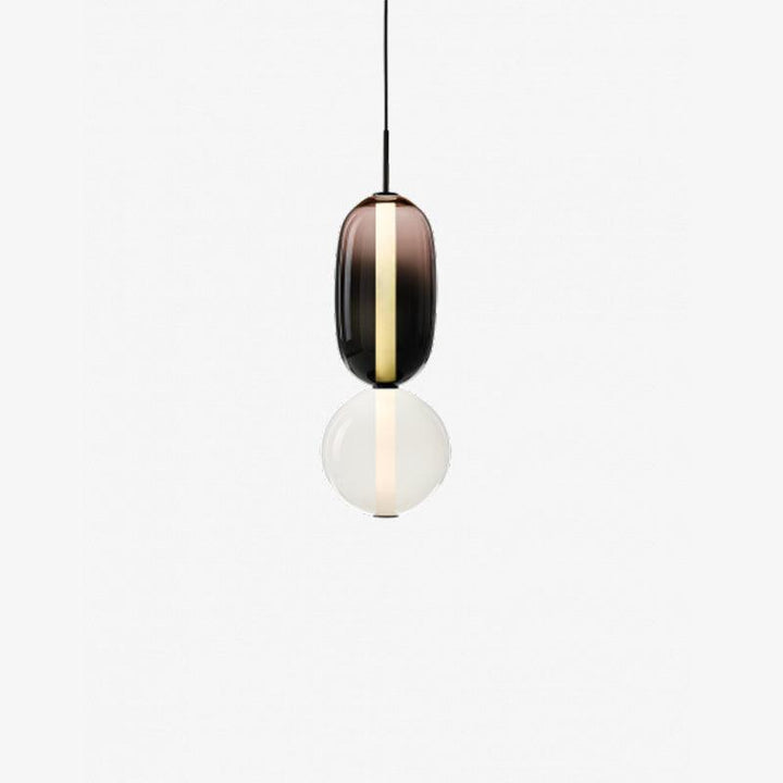 Amber Drop Glass Pendant Light-Artelux Atelier