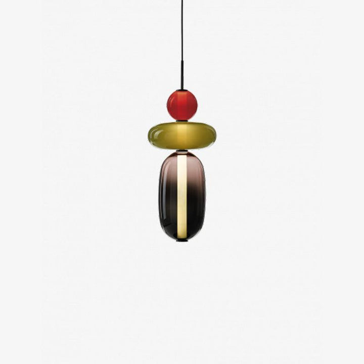 Amber Drop Glass Pendant Light-Artelux Atelier