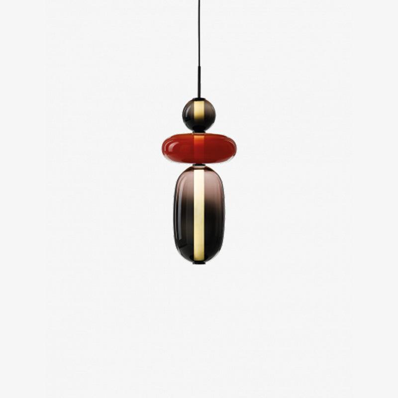 Amber Drop Glass Pendant Light-Artelux Atelier