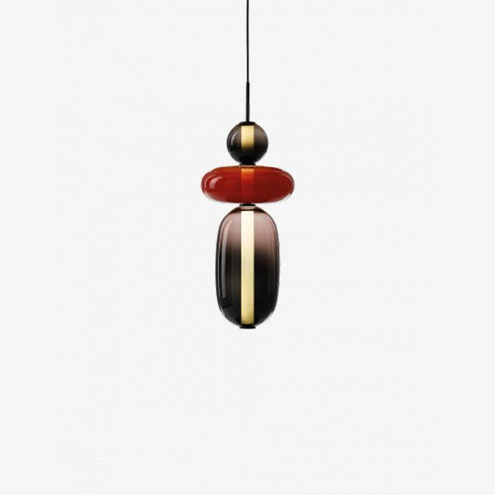 Amber Drop Glass Pendant Light-Artelux Atelier