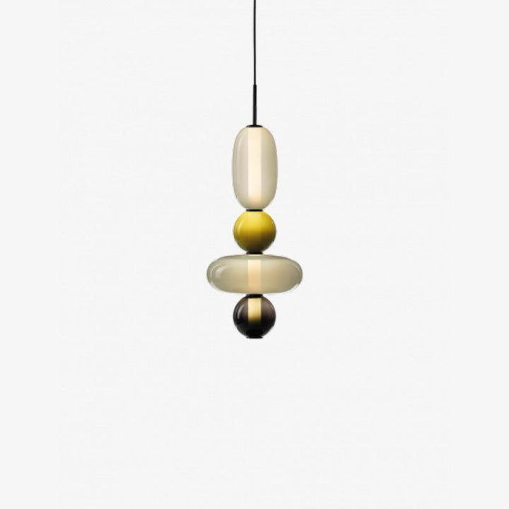 Amber Drop Glass Pendant Light-Artelux Atelier