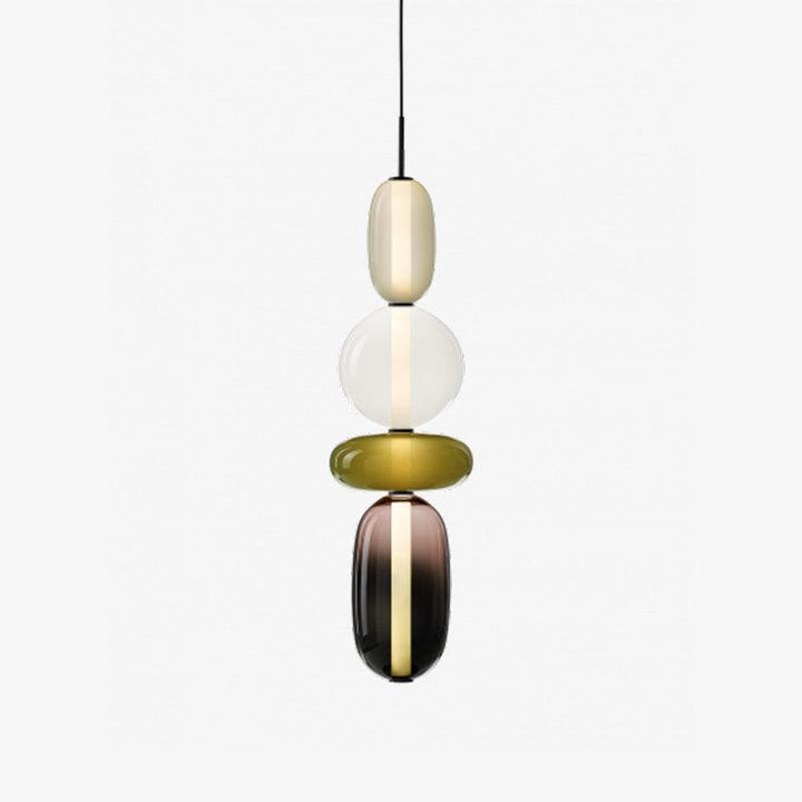 Amber Drop Glass Pendant Light-Artelux Atelier