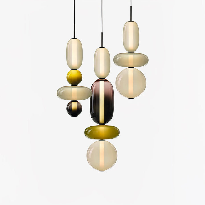 Amber Drop Glass Pendant Light-Artelux Atelier
