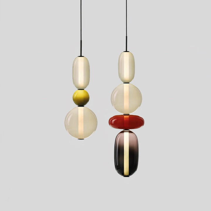 Amber Drop Glass Pendant Light-Artelux Atelier