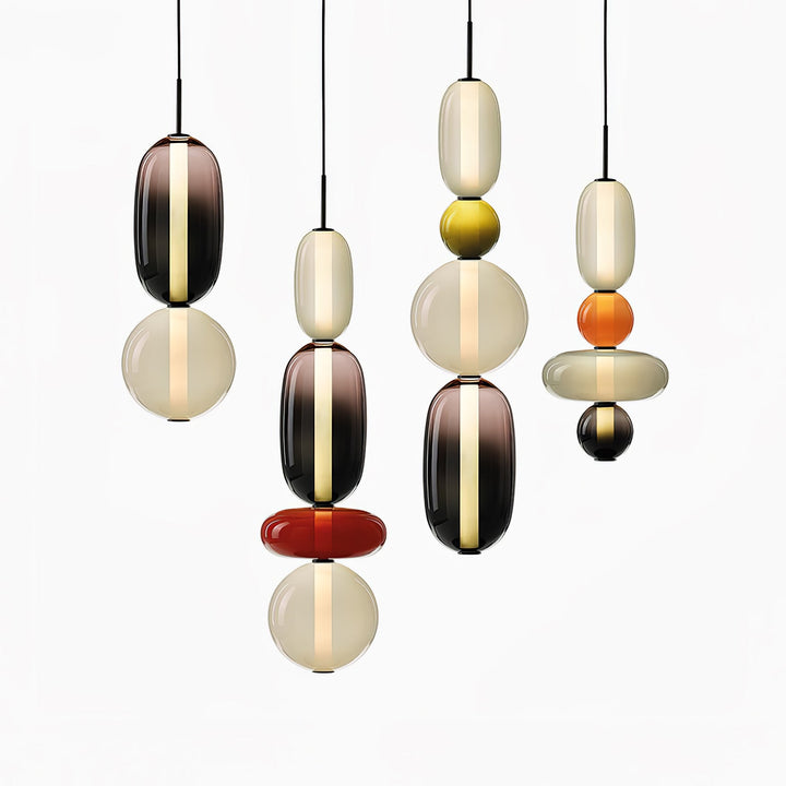 Amber Drop Glass Pendant Light-Artelux Atelier