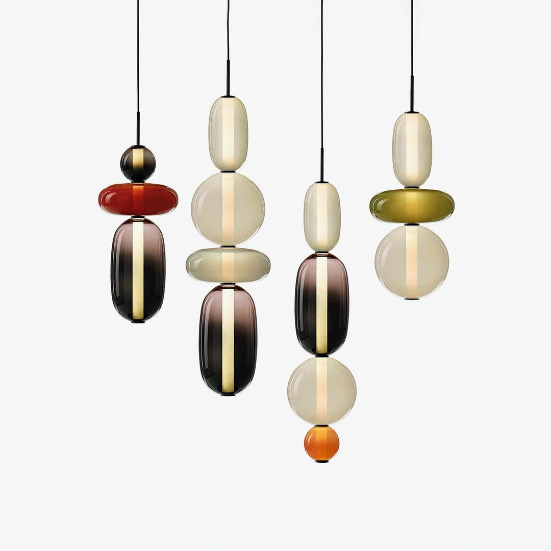Amber Drop Glass Pendant Light-Artelux Atelier