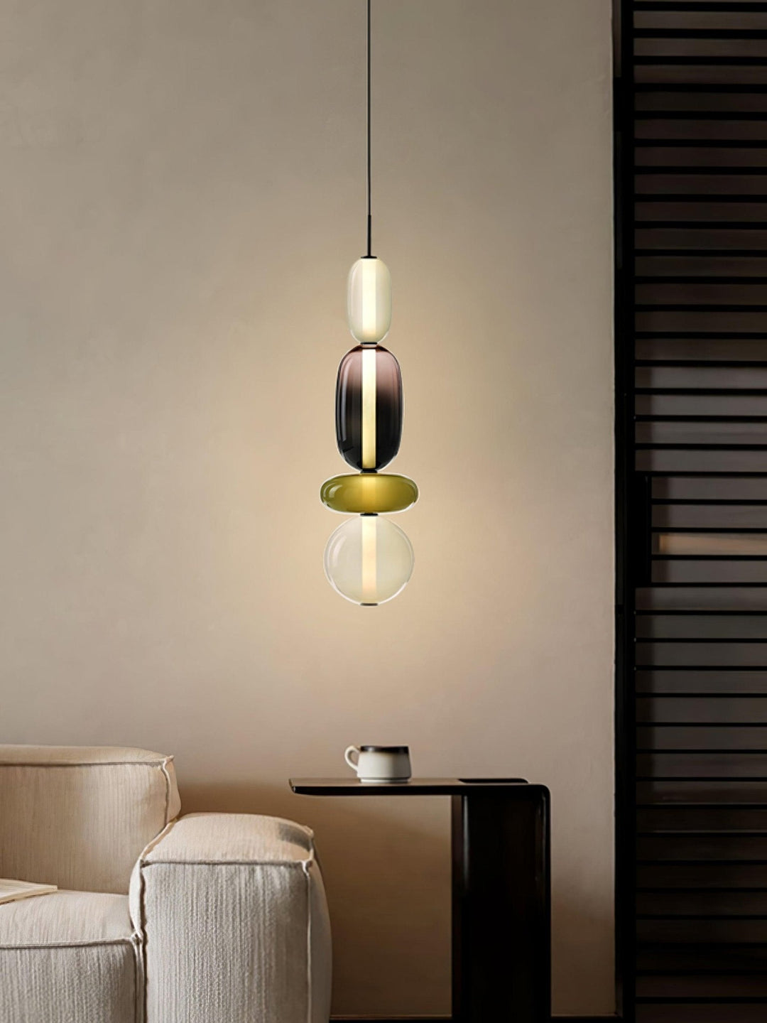 Amber Drop Glass Pendant Light-Artelux Atelier