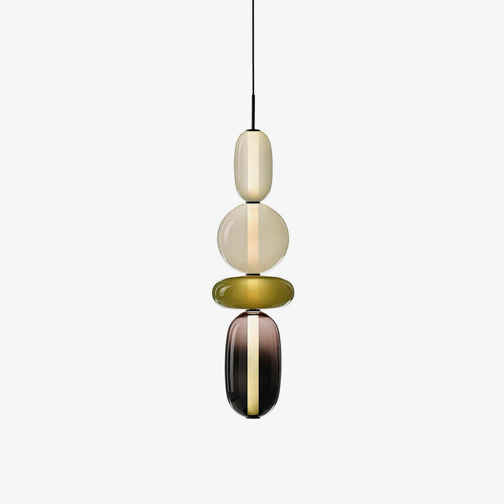 Amber Drop Glass Pendant Light-Artelux Atelier