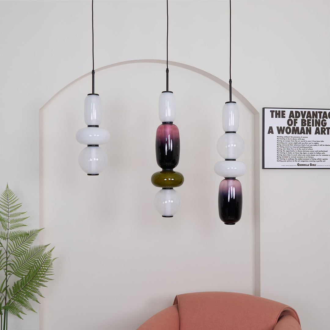 Amber Drop Glass Pendant Light-Artelux Atelier