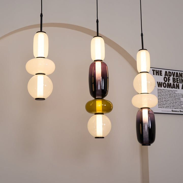 Amber Drop Glass Pendant Light-Artelux Atelier