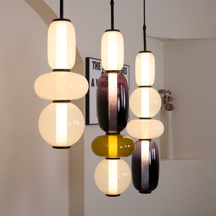 Amber Drop Glass Pendant Light-Artelux Atelier