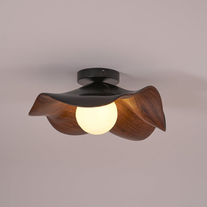 Artelux Casia Wood-Resin Ceiling Light
