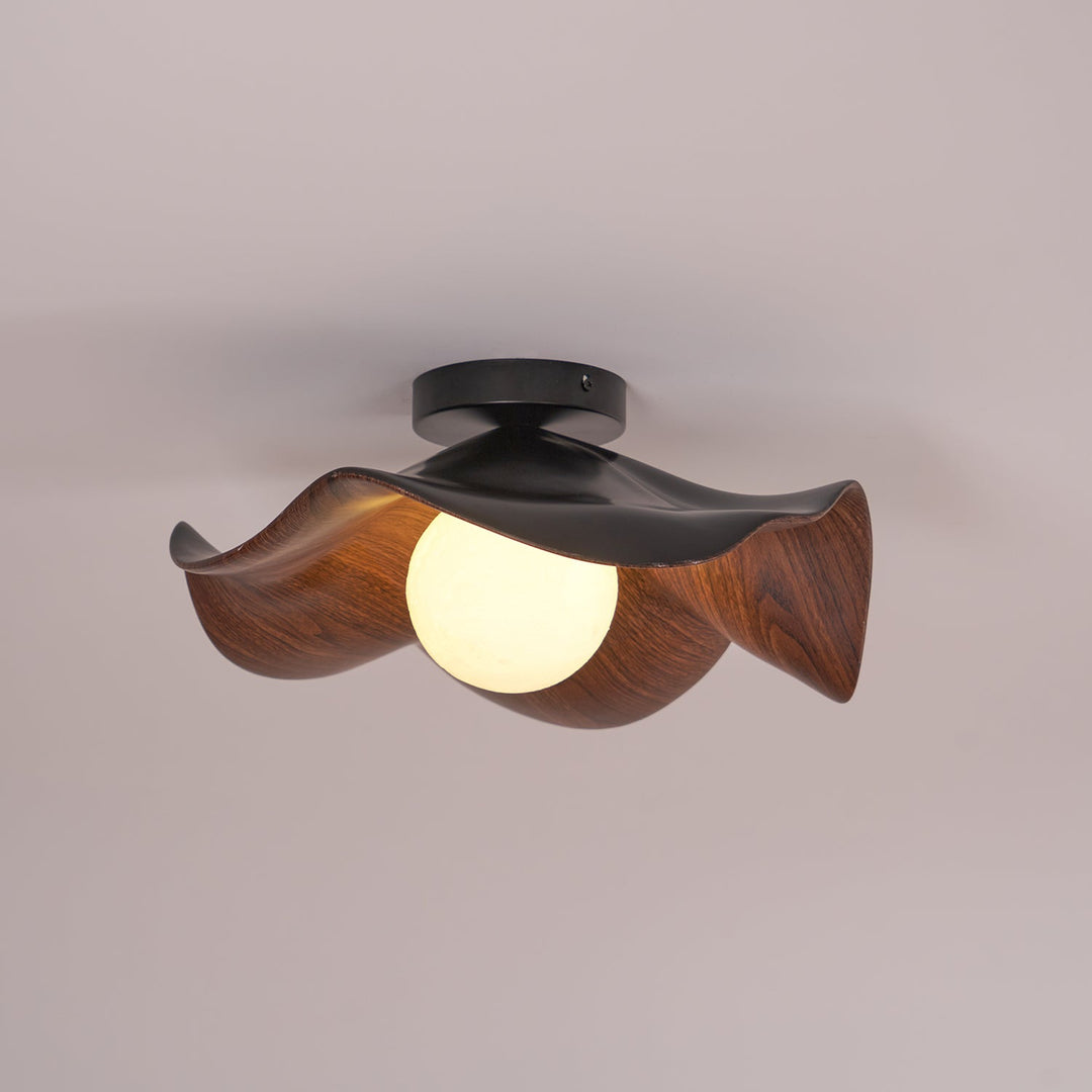 Artelux Casia Wood-Resin Ceiling Light