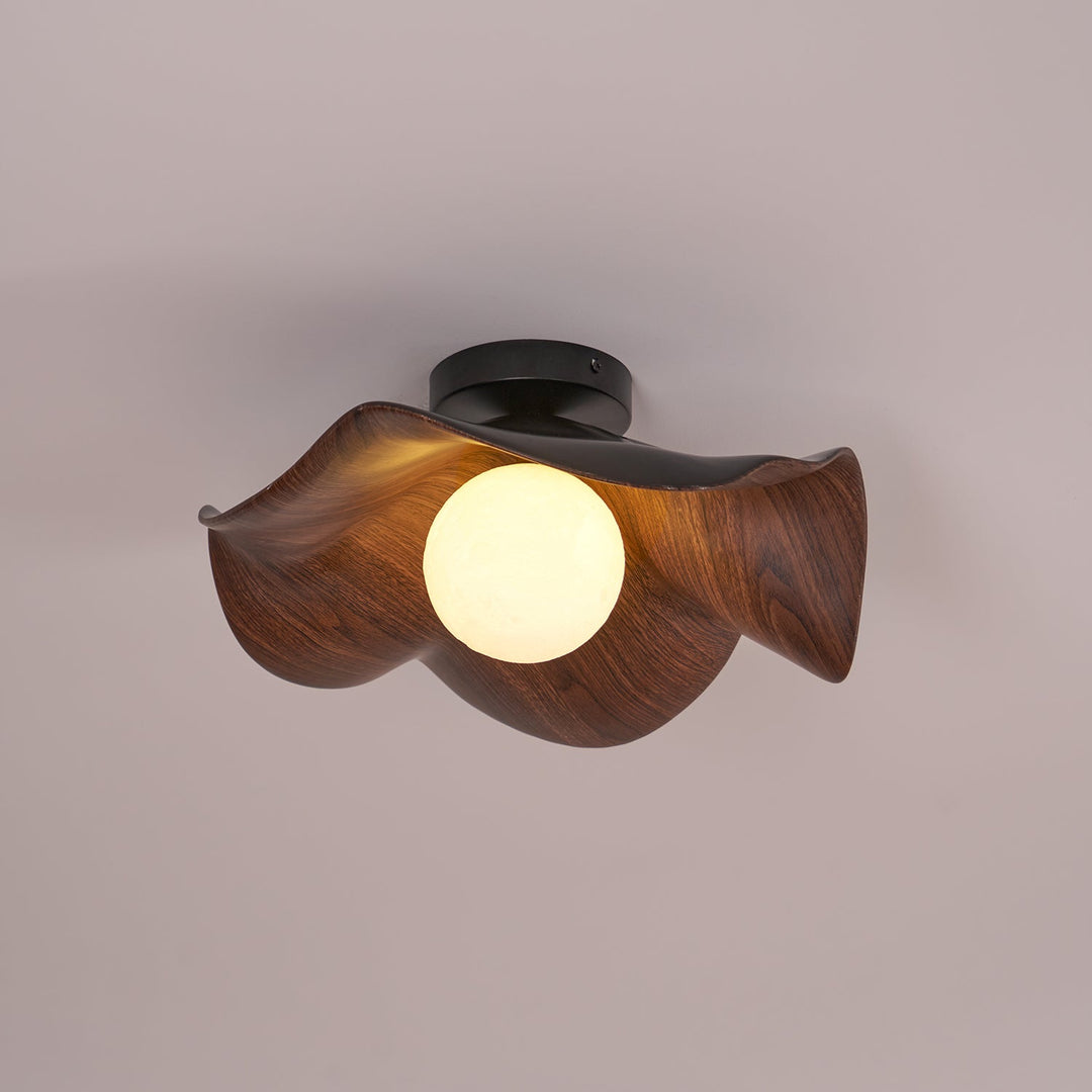 Artelux Casia Wood-Resin Ceiling Light