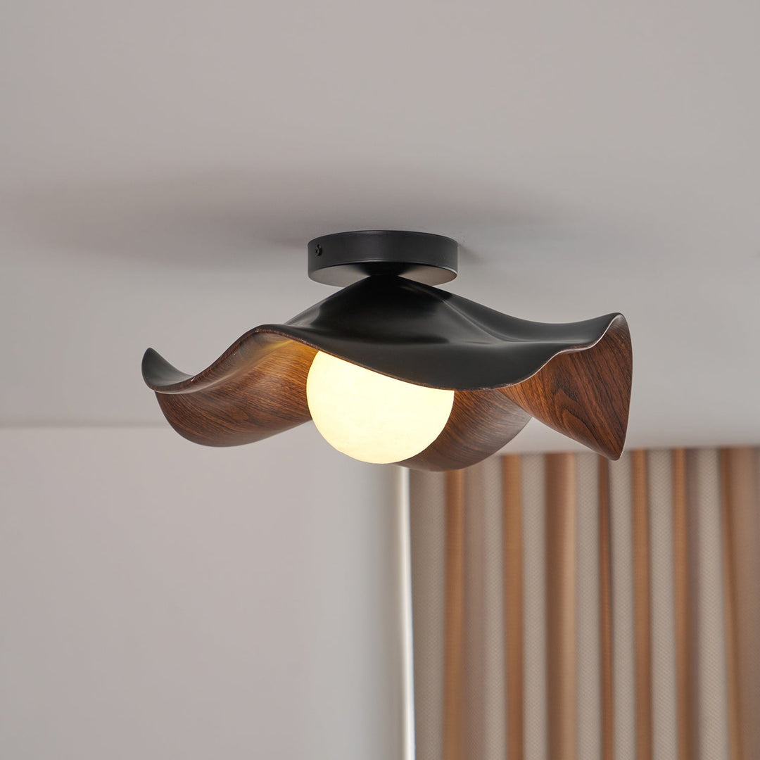 Artelux Casia Wood-Resin Ceiling Light